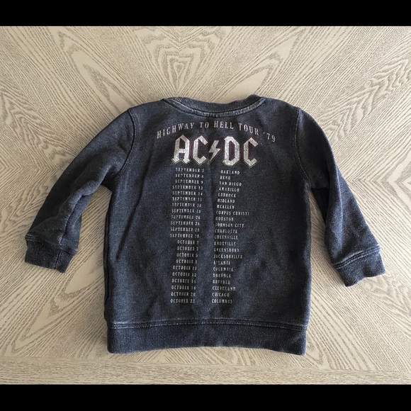 AC/DC junk food sweat shirt 18m - Picture 4 of 5